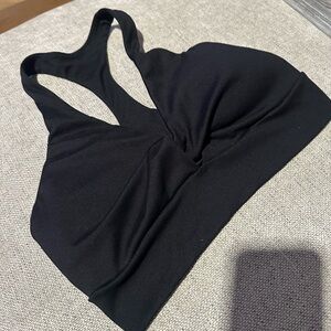 Victoria's Secret Black Twist Sports Bra